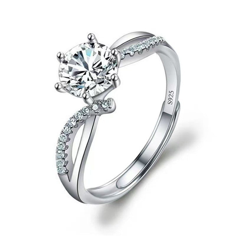 Diamond Simulant Ring