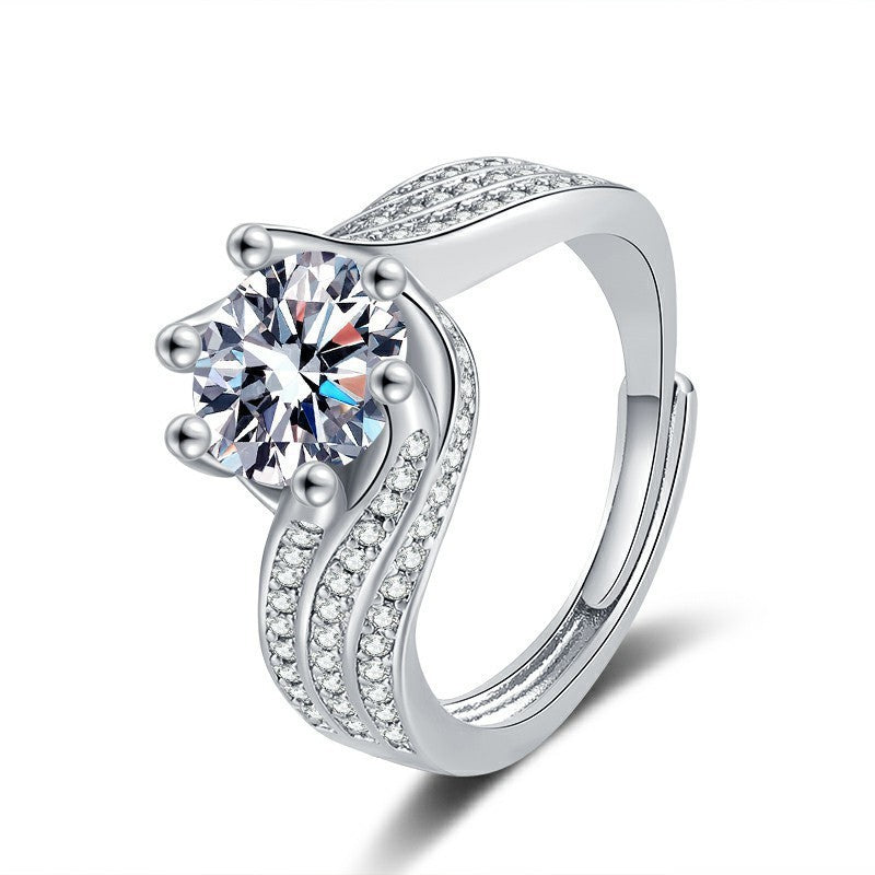 Diamond Simulant Ring