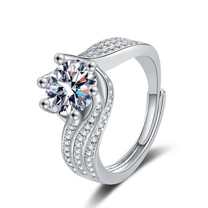 Diamond Simulant Ring