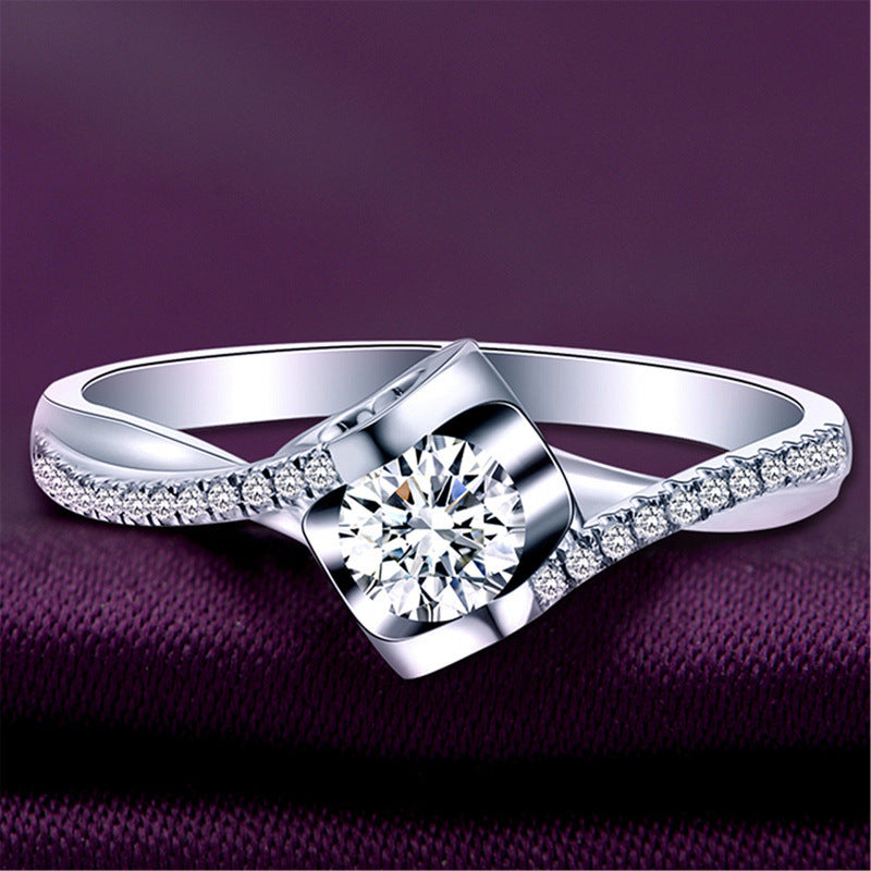 Diamond Simulant Ring