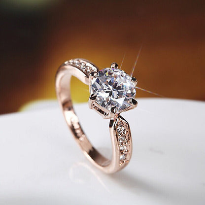 Diamond Simulant Ring