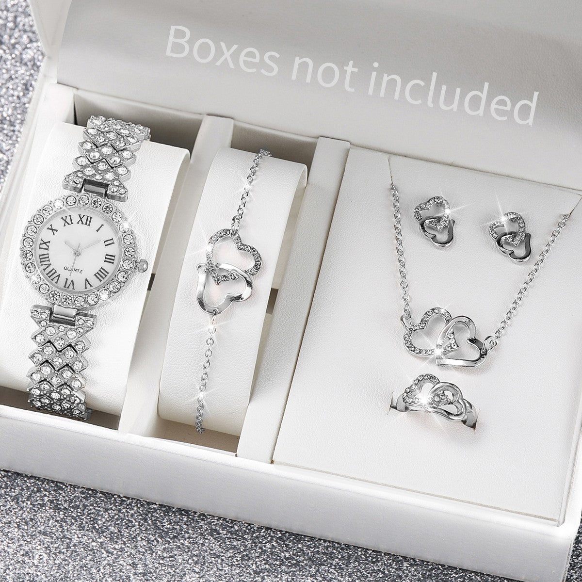 Diamond-studded ladies' watch