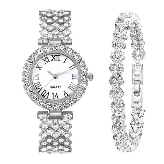 Diamond-studded ladies' watch