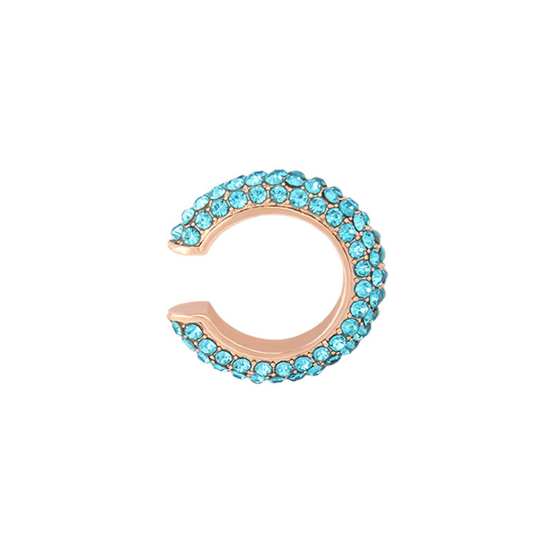 Diamond-studded vintage earrings