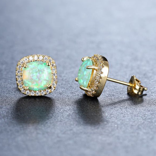 Diamond Zircon Ear Studs