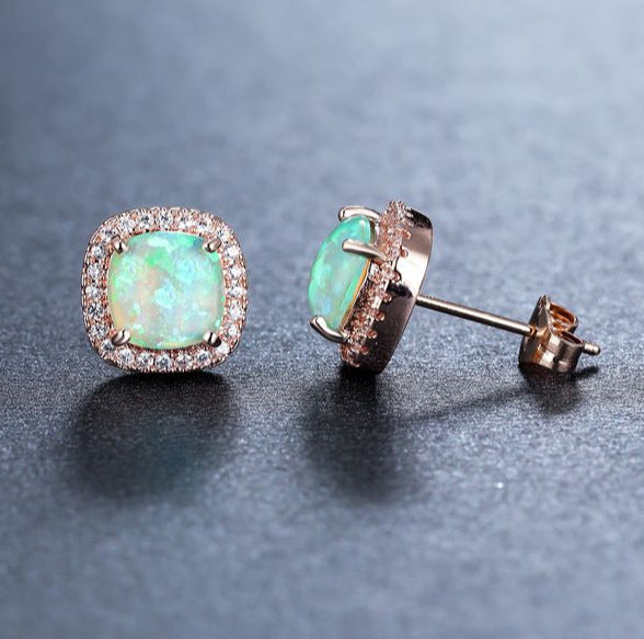 Diamond Zircon Ear Studs