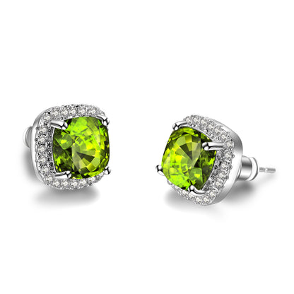 Diamond Zircon Ear Studs