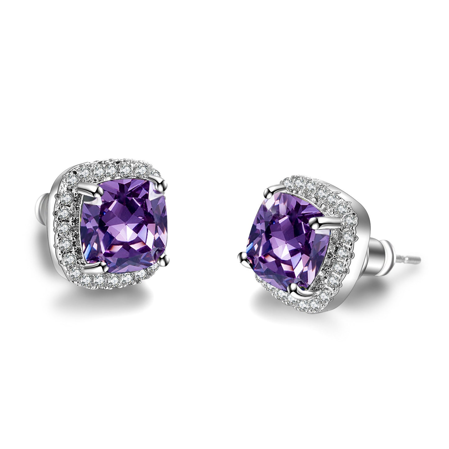 Diamond Zircon Ear Studs