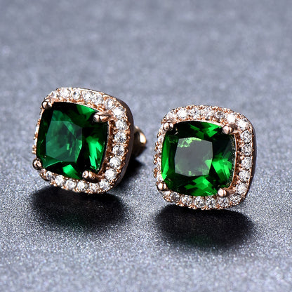 Diamond Zircon Ear Studs