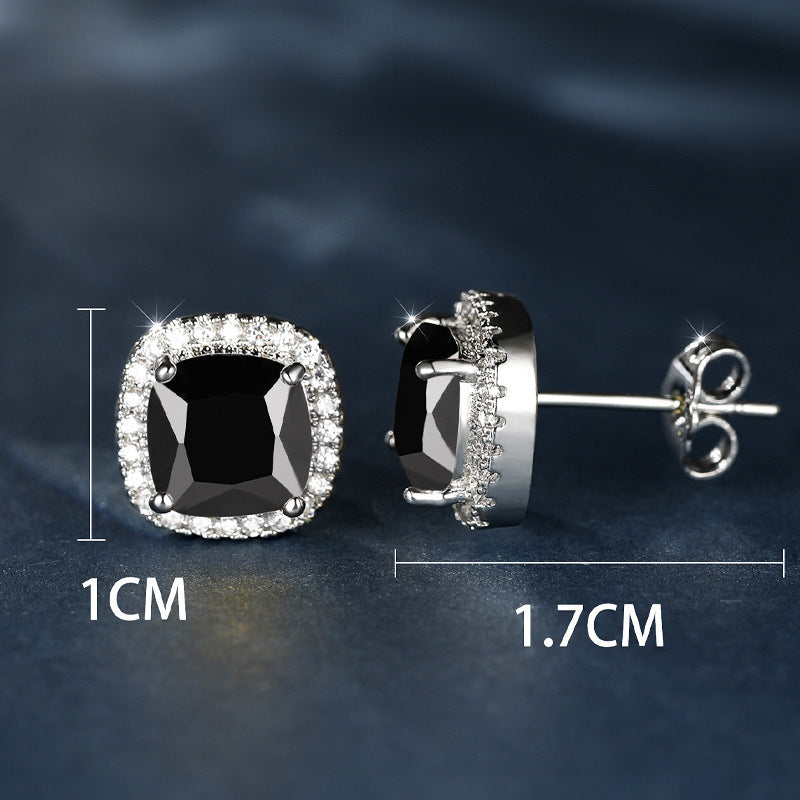 Diamond Zircon Ear Studs