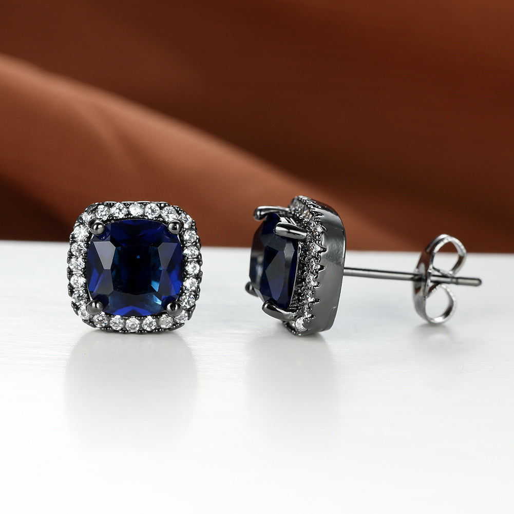 Diamond Zircon Ear Studs