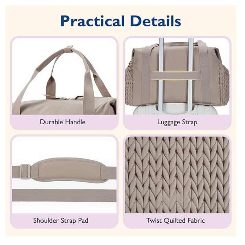 Diaper Bag with Pacifier Box