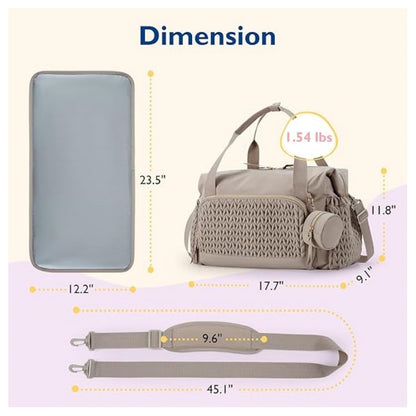 Diaper Bag with Pacifier Box