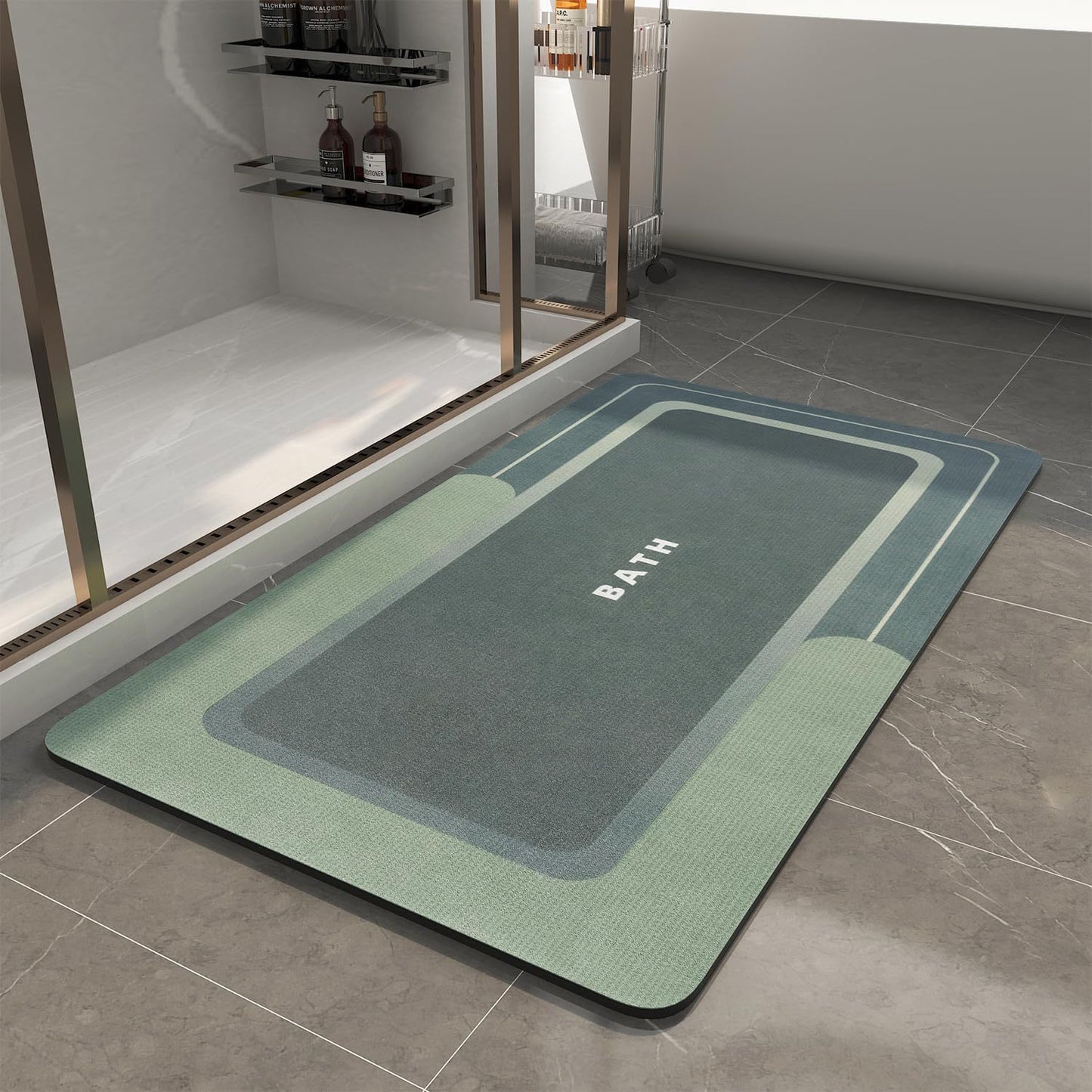 Diatom mud absorbent mat