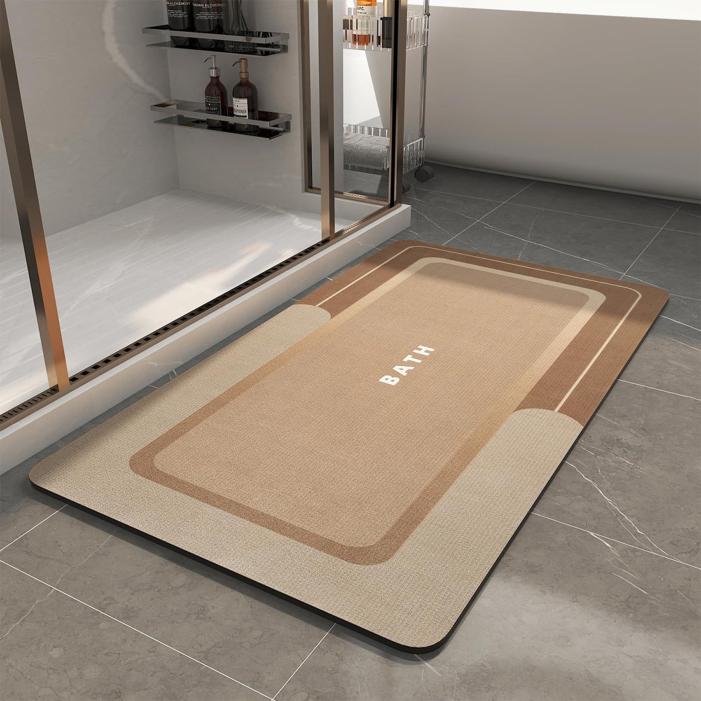 Diatom mud absorbent mat