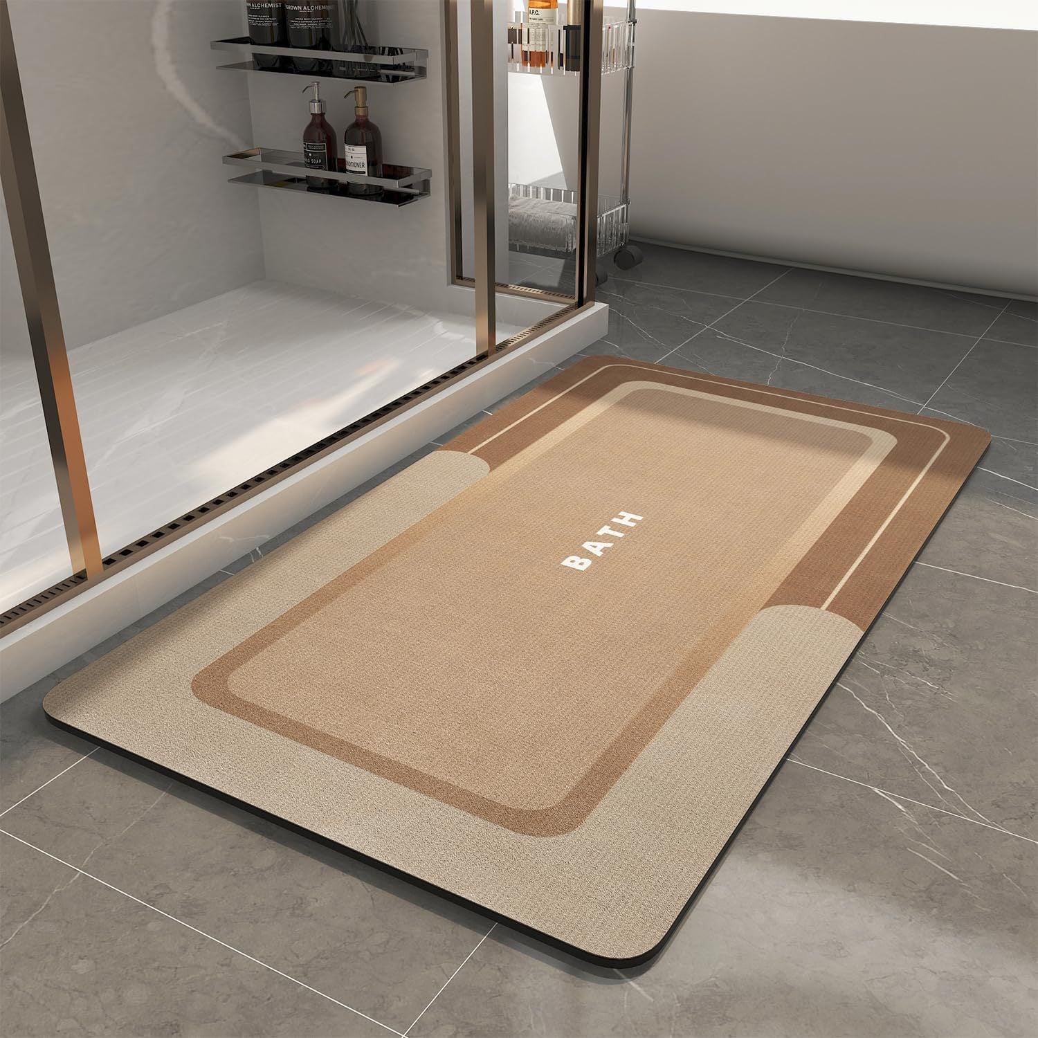 Diatom mud absorbent mat