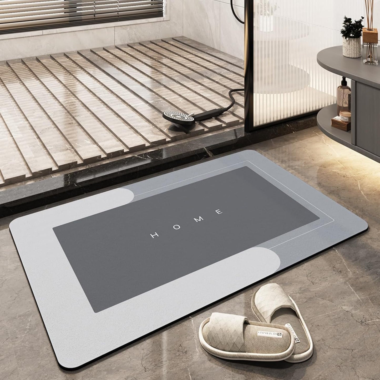 Diatom mud absorbent mat