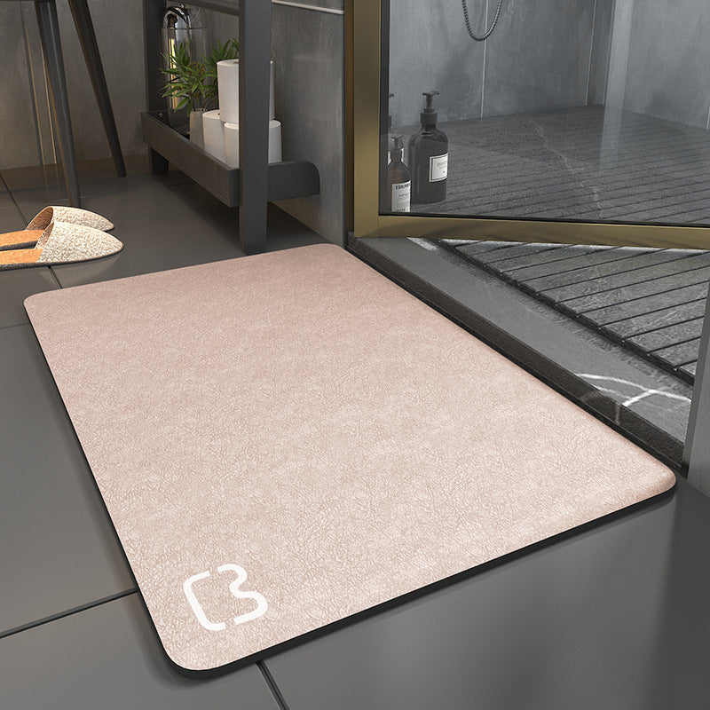 Diatom mud bathroom floor mat