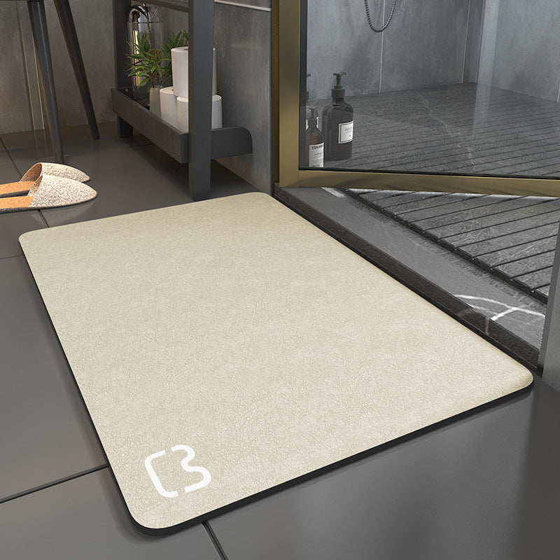 Diatom mud bathroom floor mat