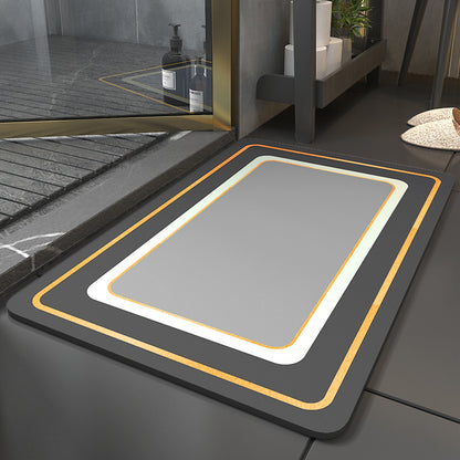 Diatom mud bathroom floor mat