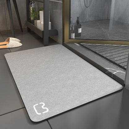 Diatom mud bathroom floor mat