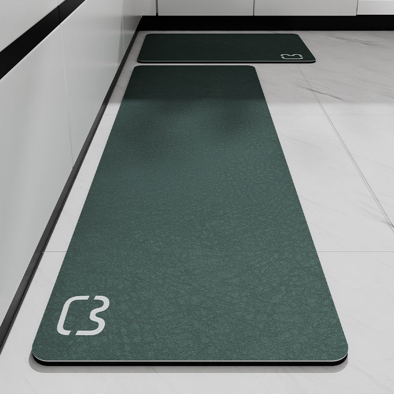 Diatom mud bathroom floor mat