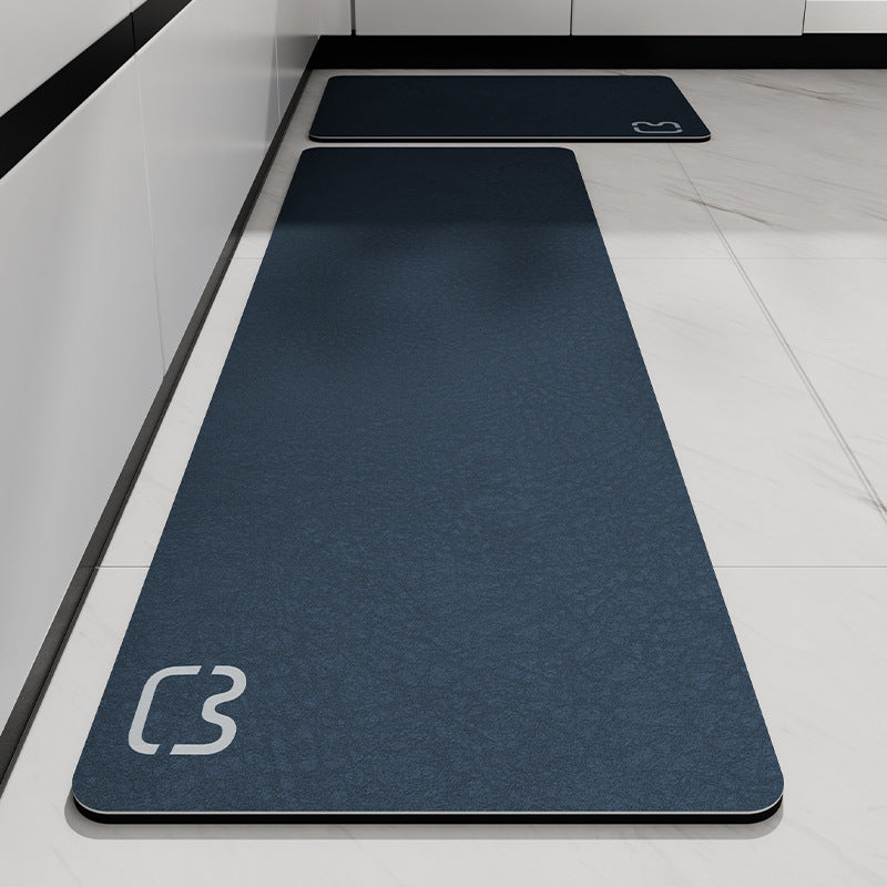 Diatom mud bathroom floor mat
