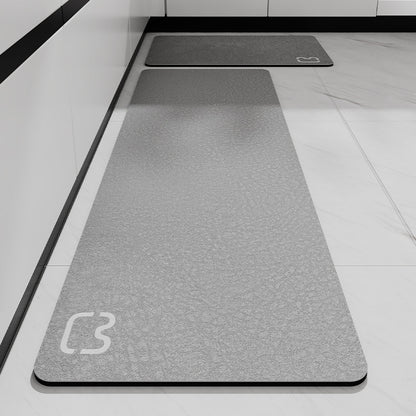 Diatom mud bathroom floor mat