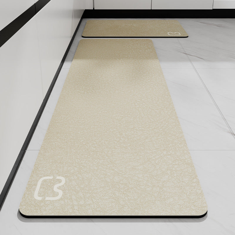 Diatom mud bathroom floor mat