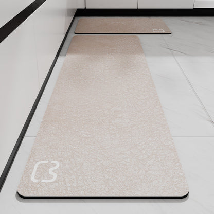 Diatom mud bathroom floor mat