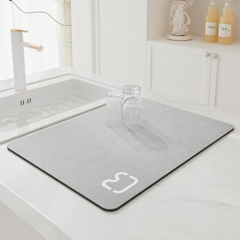 Diatom mud bathroom floor mat