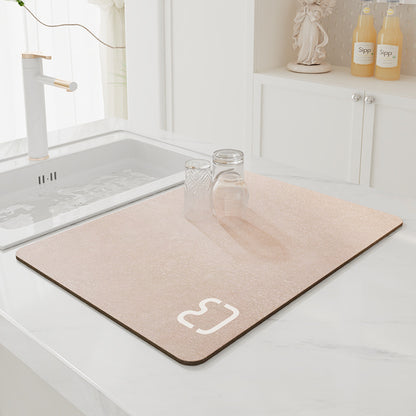 Diatom mud bathroom floor mat