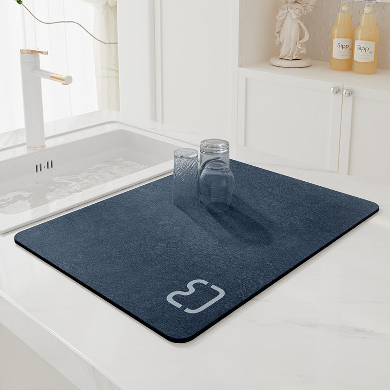 Diatom mud bathroom floor mat