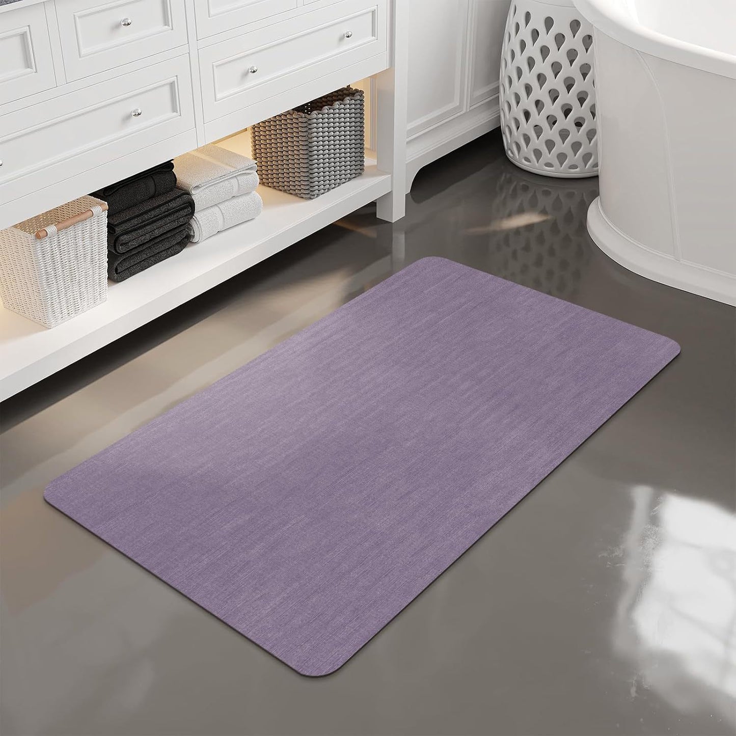 Diatom Mud Bathroom Mat Absorbent Floor Carpet