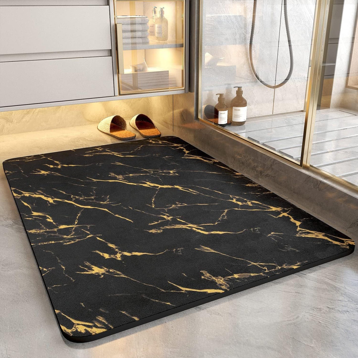 Diatom Mud Bathroom Mat Absorbent Floor Carpet