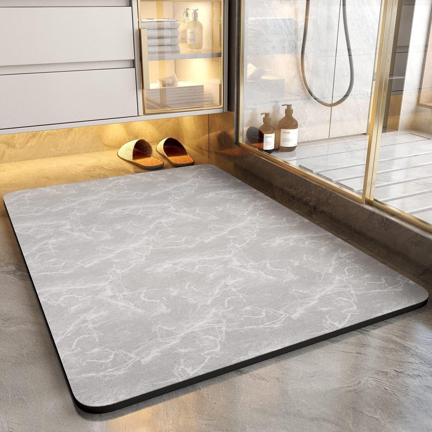 Diatom Mud Bathroom Mat Absorbent Floor Carpet