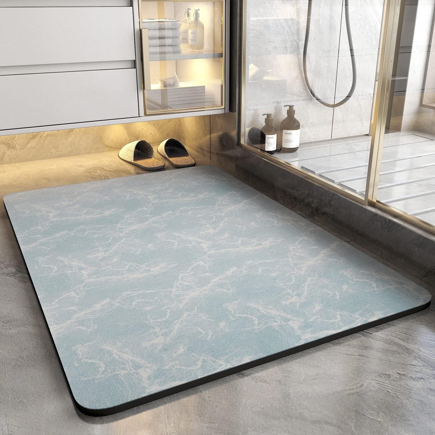 Diatom Mud Bathroom Mat Absorbent Floor Carpet