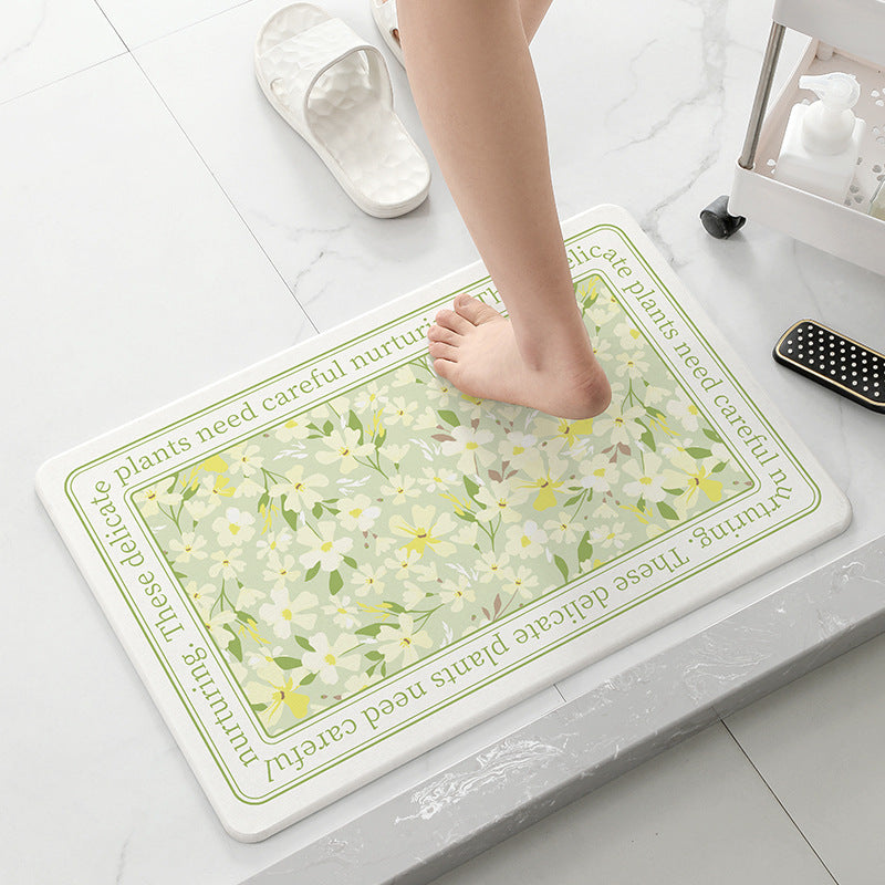Diatom Mud Bathroom Non-Slip Absorbent Floor Mat