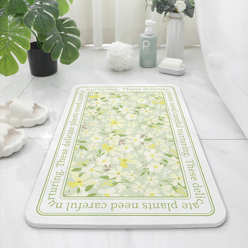 Diatom Mud Bathroom Non-Slip Absorbent Floor Mat