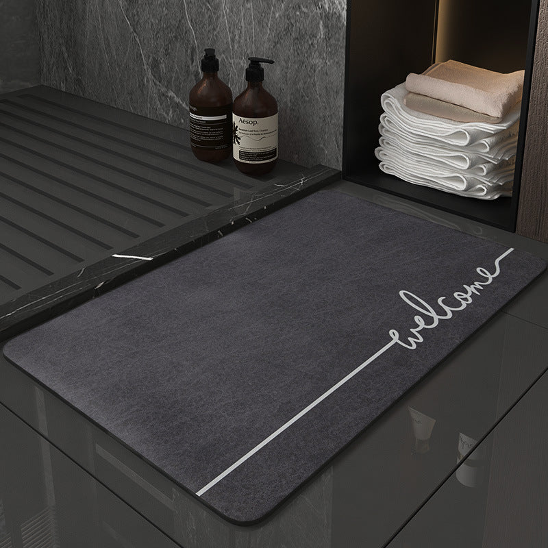 Diatom mud household anti-slip mat