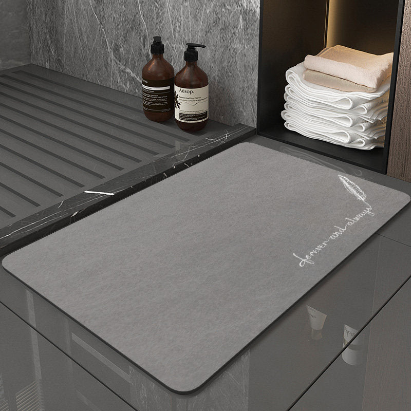 Diatom mud household anti-slip mat