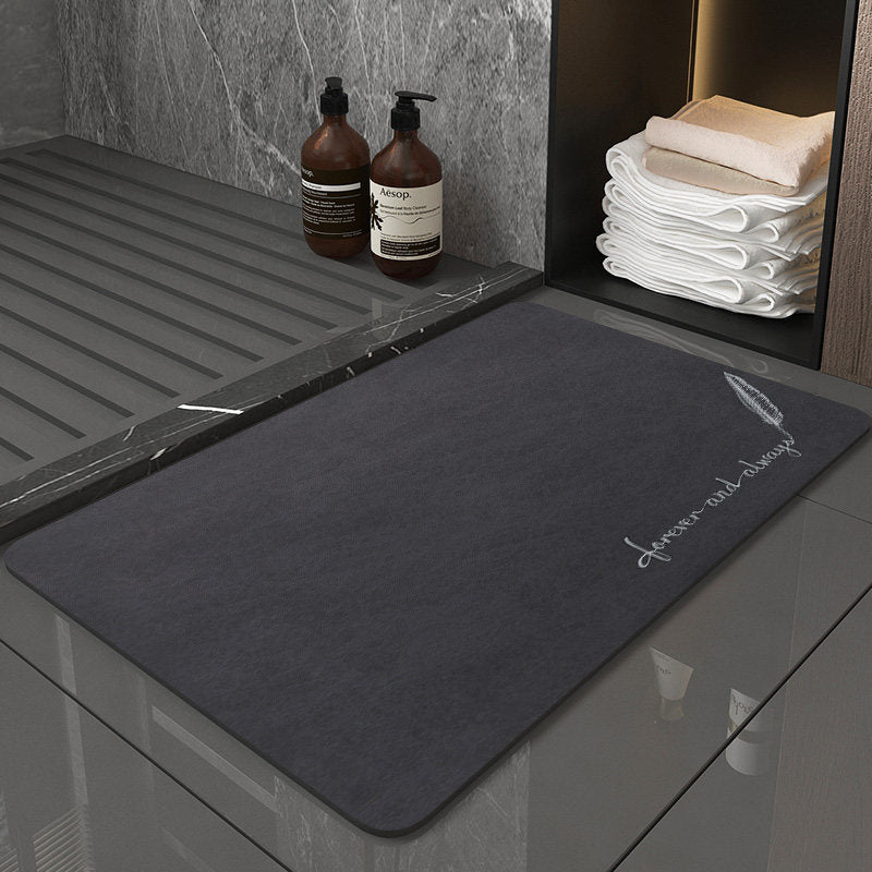 Diatom mud household anti-slip mat