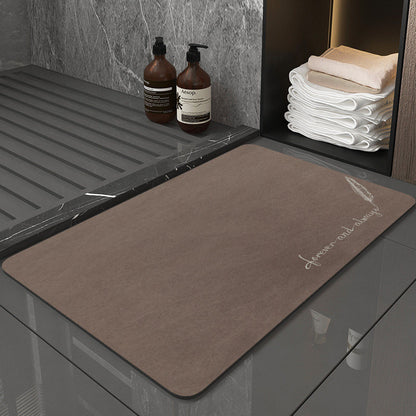 Diatom mud household anti-slip mat