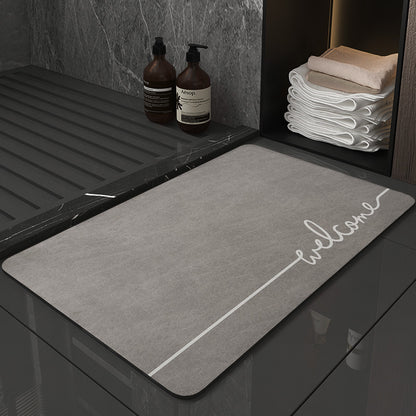 Diatom mud household anti-slip mat