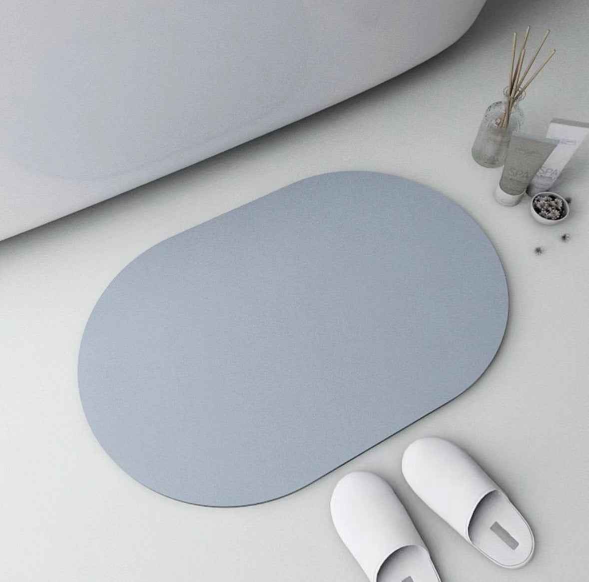 Diatom Mud Rubber Soft Absorbent Non-Slip Floor Mat