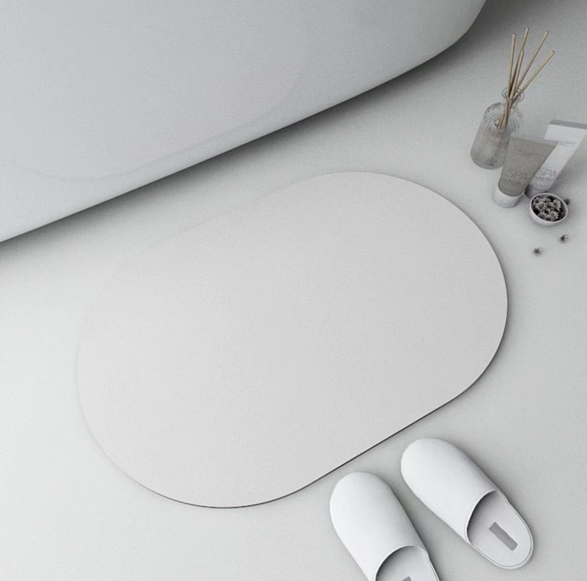 Diatom Mud Rubber Soft Absorbent Non-Slip Floor Mat