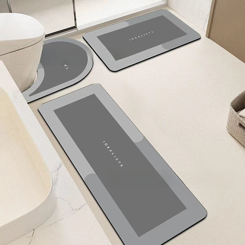 Diatomaceous Earth Bathroom Mat Set