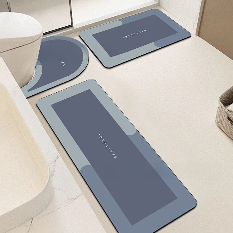 Diatomaceous Earth Bathroom Mat Set