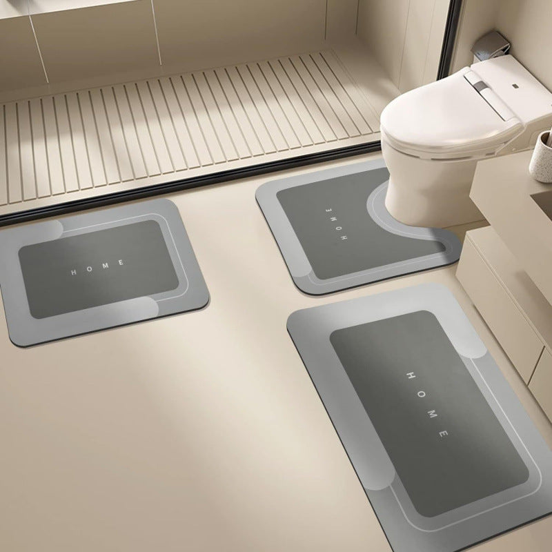 Diatomaceous Earth Bathroom Mat Set