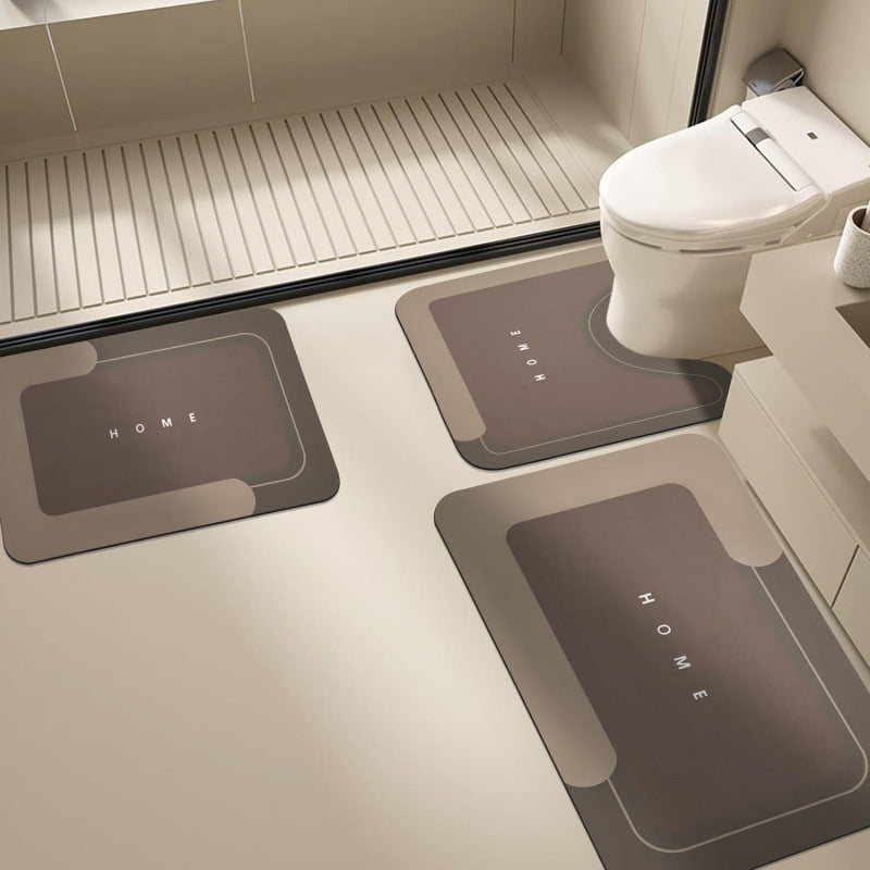 Diatomaceous Earth Bathroom Mat Set